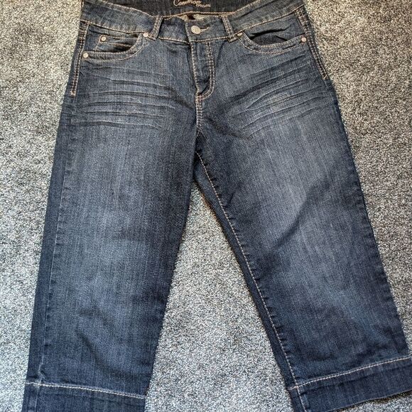 Common Genes Cropped Denim Jeans women's 12 - Picture 1 of 5